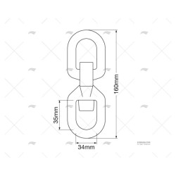 GIRATORIO INOX 13MM