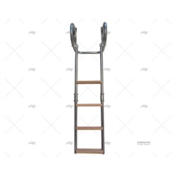 ESCALERA 4 PELD. PLEGABLE AGARRADEROS