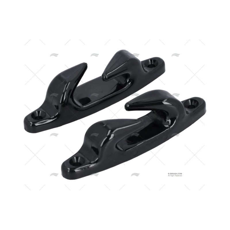 GUIACABOS PLASTICO NEGRO 113MM (JGO.)