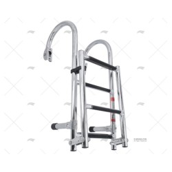 ESCALERA 4 PELD. PLEGABLE AGARRADEROS
