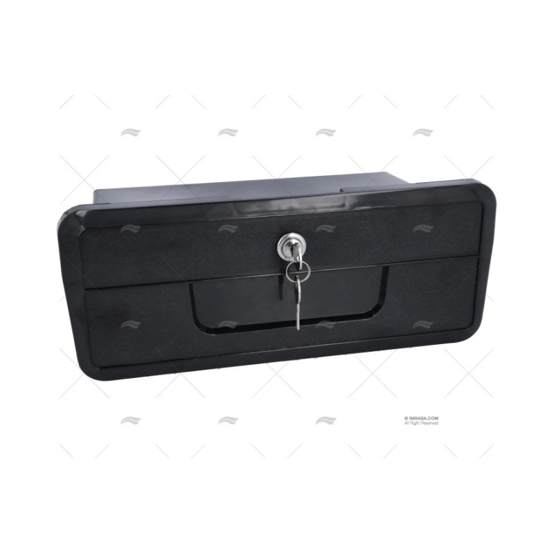 GUANTERA ABS NEGRA CON LLAVE