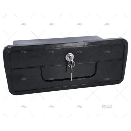 GUANTERA ABS NEGRA CON LLAVE