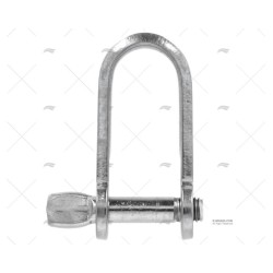 GRILLETE PLANO INOX SS 304 8MM