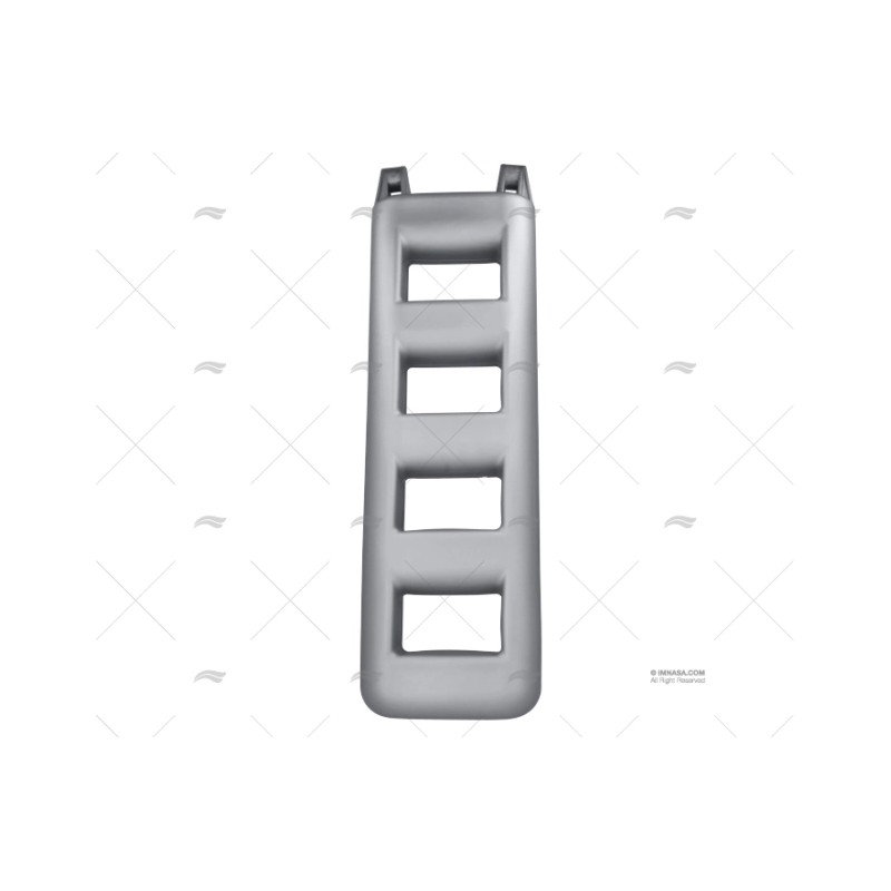 ESCALERA 4 PELD. HINCHABLE GRIS IMNASA
