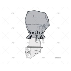 FUNDA MOTOR 6- 10HP 46X32X28 TESSILMARE