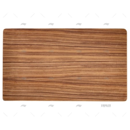 TABLERO MESA CHAPADO TECA 41X70 FORMA