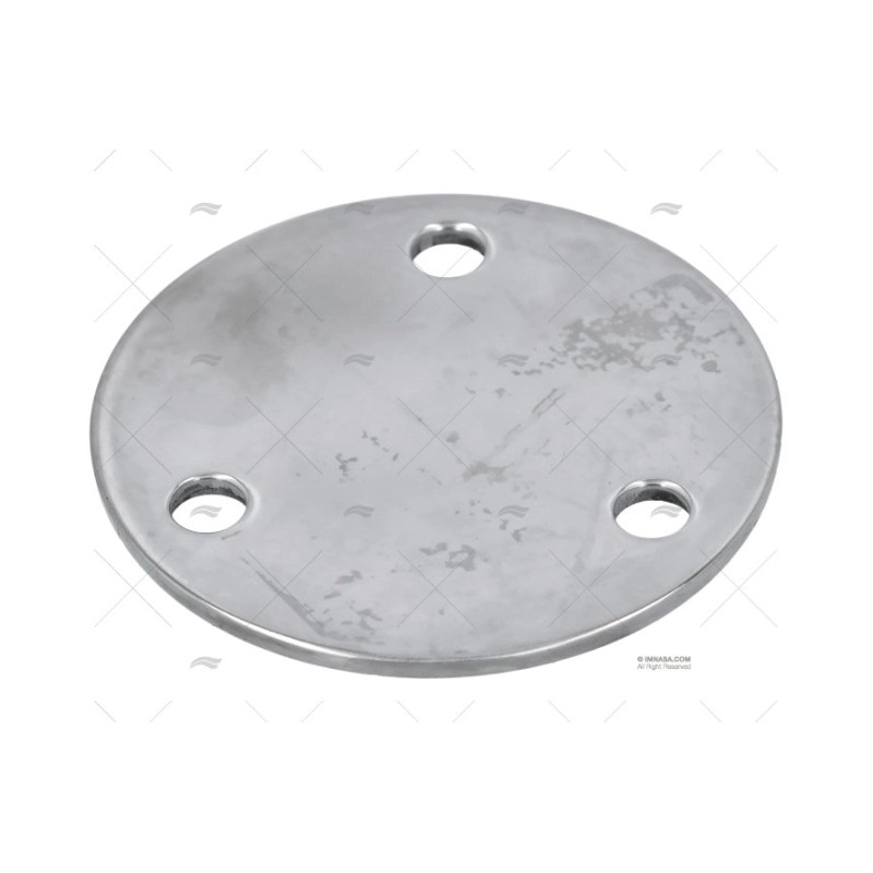 BASE REDONDA INOX SS 316 73MM