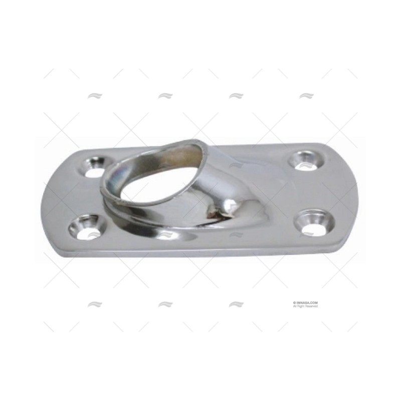 PLATINA RECTANGULAR INOX SS 316 45º MARINE TOWN