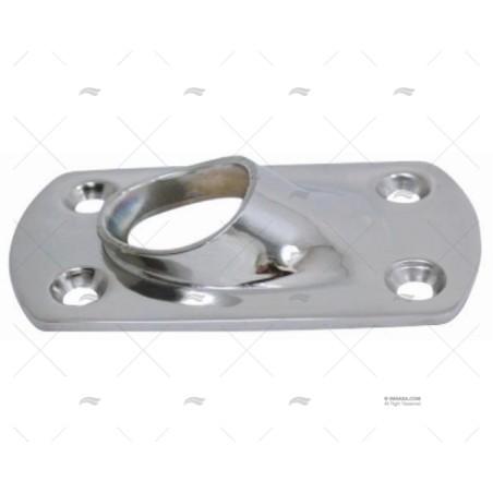 PLATINA RECTANGULAR INOX SS 316 45º MARINE TOWN