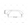 PASAMANO INOX 316 PLATA TORNILLO MARINE TOWN