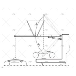 PASARELA BS PI461 2500MM 12V 180KG.INOX BESENZONI