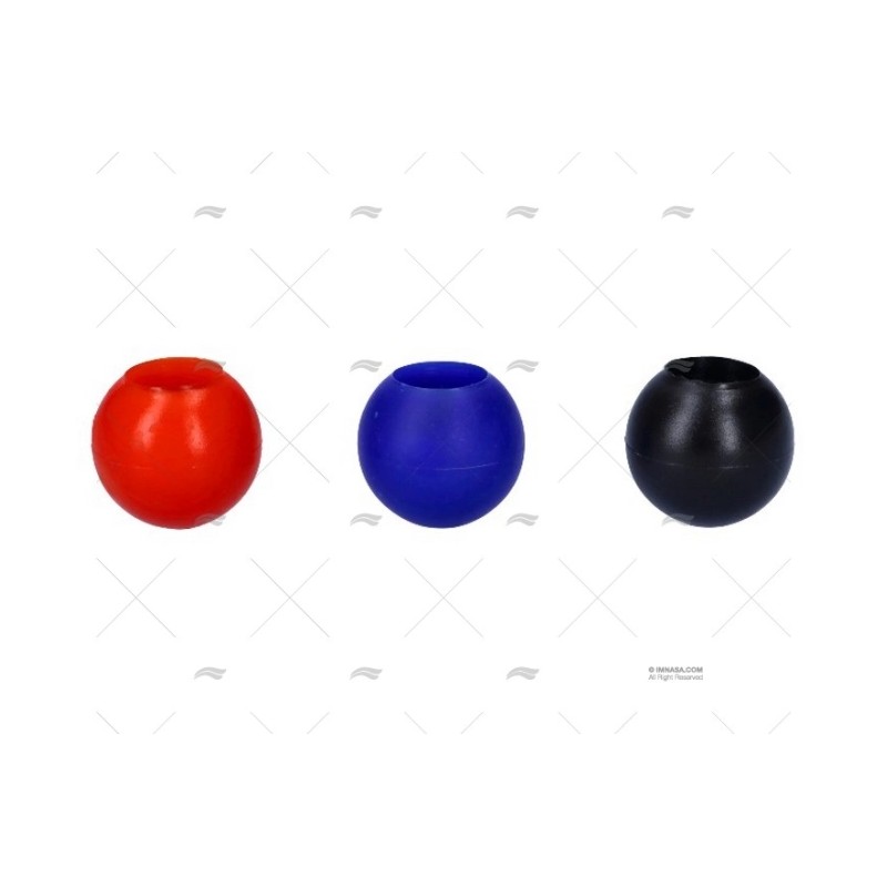 BOLA STOP NYLON NEGRA 6MM