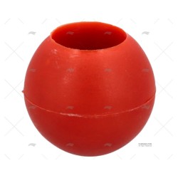 BOLA STOP NYLON ROJA 6MM
