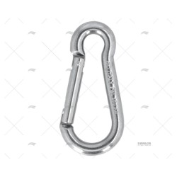 MOSQUETON SIN OJO 70MM INOX KONG