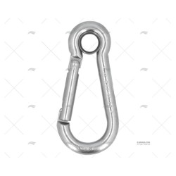 MOSQUETON CON OJO 12MM INOX KONG