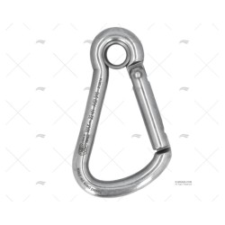 MOSQUETON CON OJO 100MM INOX HARNES KONG