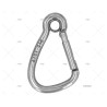 MOSQUETON CON OJO 65MM INOX HARNES KONG