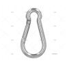 MOSQUETON INOX-316 04X40MM