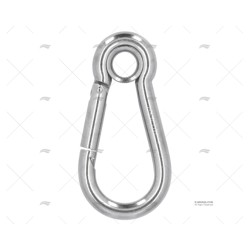 MOSQUETON INOX-316 CON OJAL 10X100MM