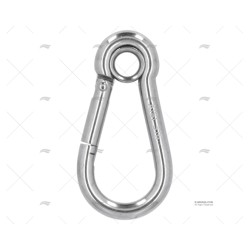 MOSQUETON INOX-316 CON OJAL 08X80MM