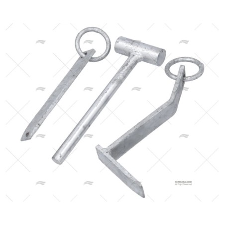 KIT PERNOS MONTAÑA GALVANIZADOS C/ANILLA