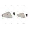JUEGO DE PLACAS TRIANGULAR INOX