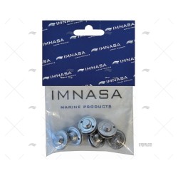 BROCHE HEMBRA LATON CROMADO *(6)