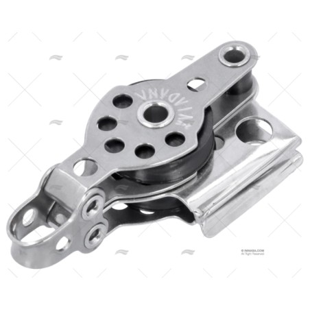POLEA DOBLE ARRAIGADO 25MM INOX VIADANA