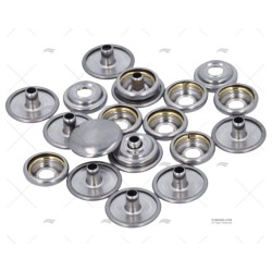 BROCHE INOX PLANO HEMBRA *(10)