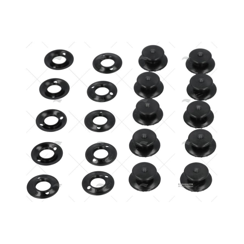 HEMBRA TENAX 15MM LATON NEGRO LOXX