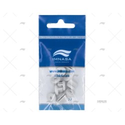 TOPE GUIA TENAX PVC GRIS 12MM LOXX