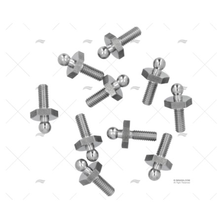MACHO ROSCA TENAX M4 X 10MM INOX *(10) LOXX