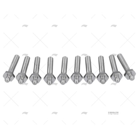 MACHO ROSCA TENAX M5 X 25MM INOX *(10) LOXX