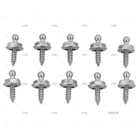 MACHO CHAPA TENAX 4X10 INOX *(10) LOXX