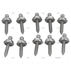 MACHO CHAPA TENAX 4X16 INOX *(10) LOXX
