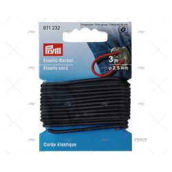 CORDON ELASTICO GRIS DIAM 2.5MM PRYM