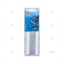 CINTA REFLECTANTE PLATA 20MM PRYM