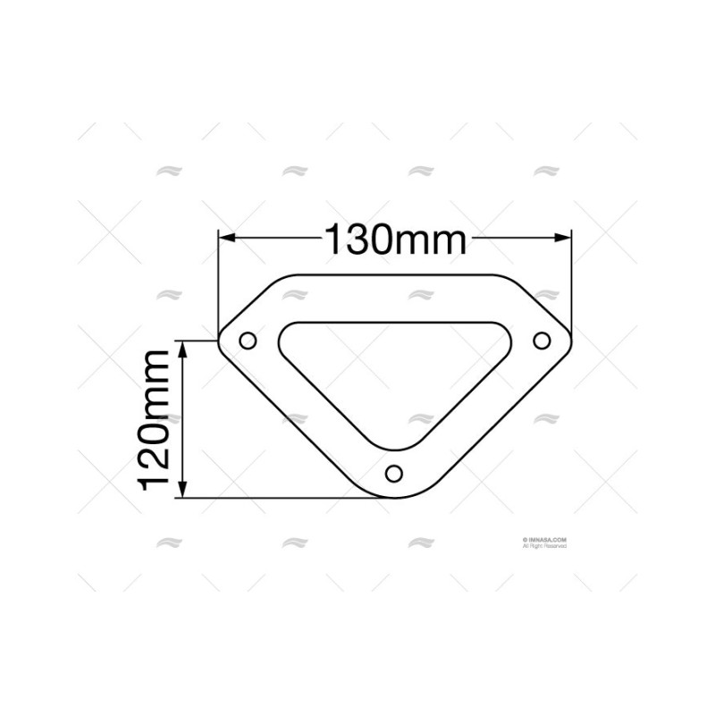 PASACABOS ESQUINA 120X130MM