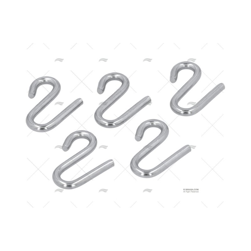 GANCHO S INOX 5MM (5U)