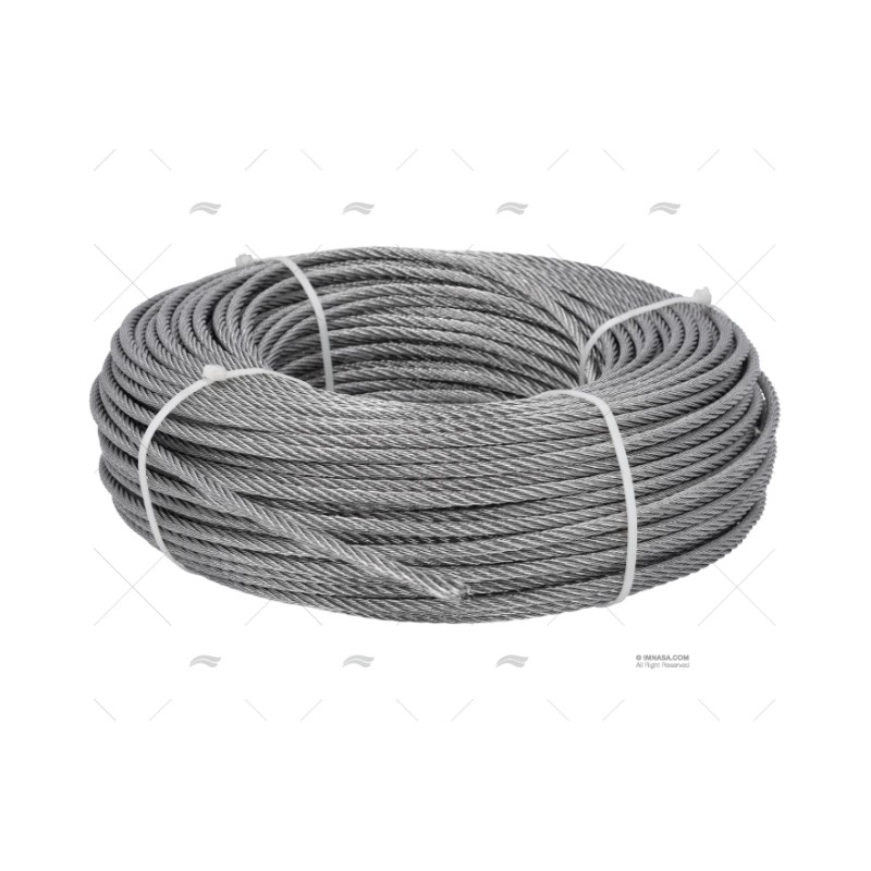 CABLE 7X7 INOX 6,00MM 100M