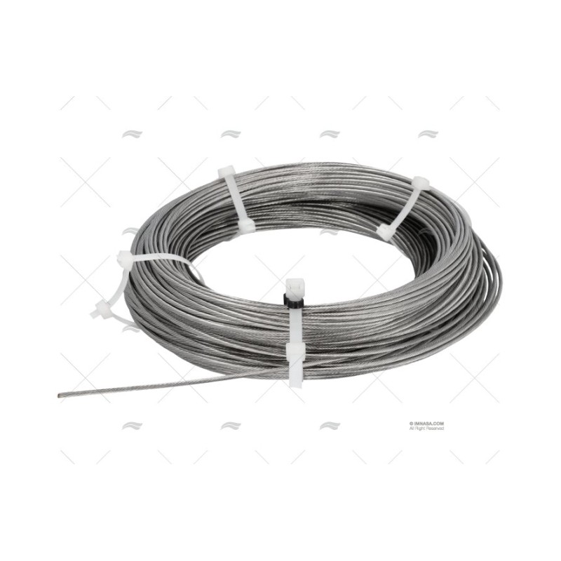 CABLE 1X19 INOX 3MM 100M