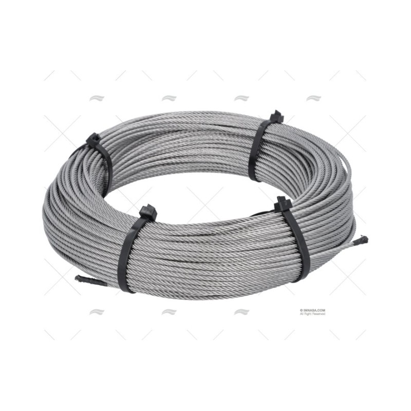 CABLE 7X19 INOX 4,00MM 100M