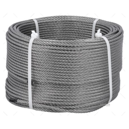 CABLE 7X19 INOX 6,00MM 100M