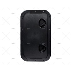 TAPA PVC NEGRA 355 X 600 MM