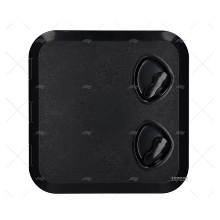 TAPA PVC NEGRA 370 X 375 MM
