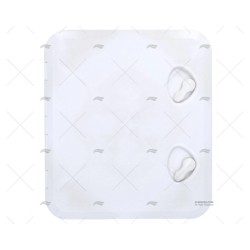 TAPA PVC BLANCA 460 X 510 MM