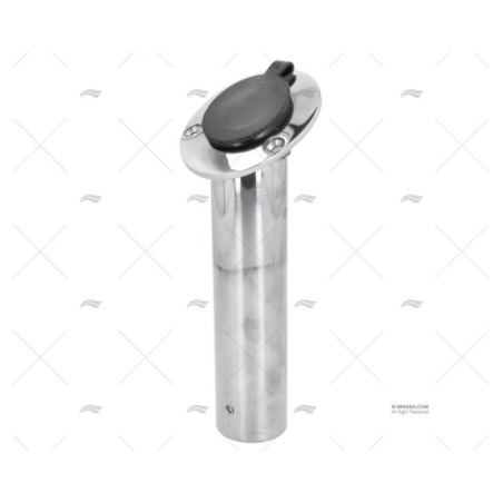 PORTACAÑAS C/TAPA INOX SS 316 30º MARINE TOWN