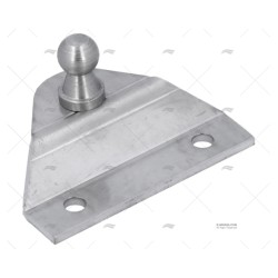 SOPORTE AMORTIGUADOR INOX 57X9MM