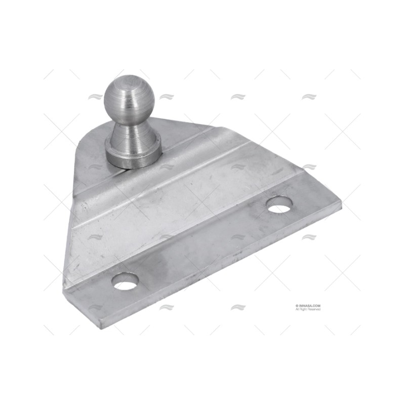 SOPORTE AMORTIGUADOR INOX 57X9MM
