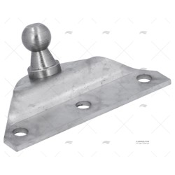 SOPORTE AMORTIGUADOR INOX 63X32MM